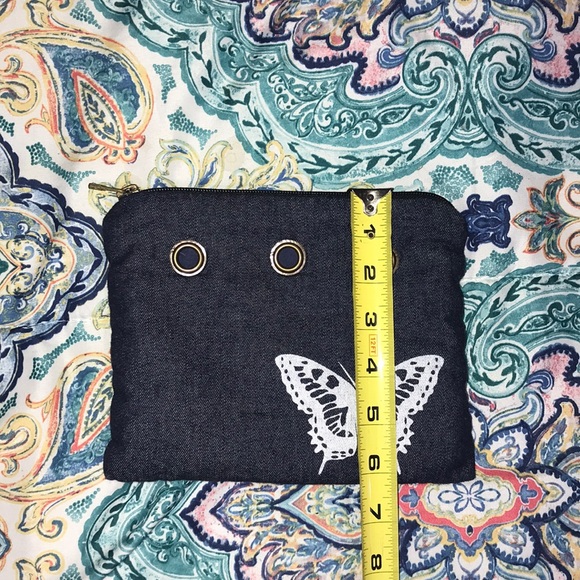 Denim Makeup Bag - Picture 3 of 4